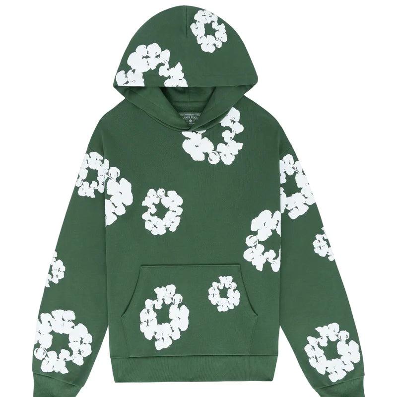 Denim tears hoodie 'green'