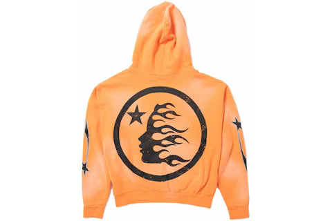 Hellstar Fire Orange Hoodie