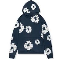 Denim tears hoodie 'navy blue'