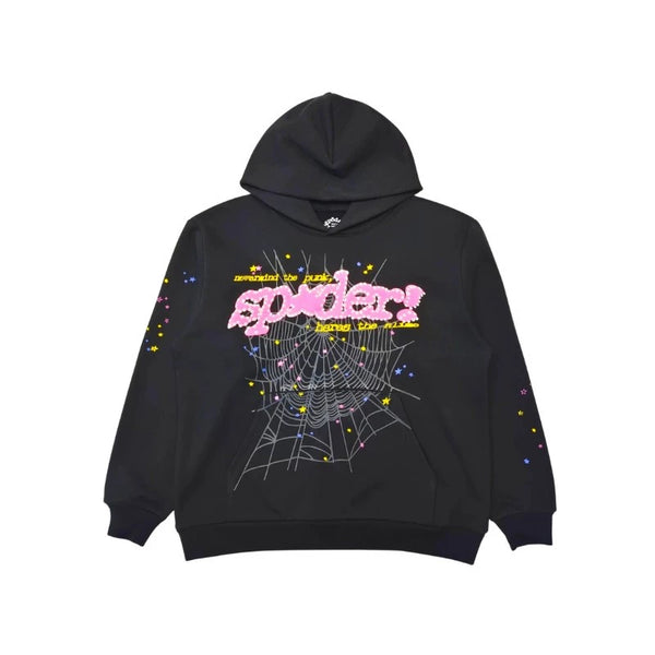 Sp5der P*nk V2 Hoodie 'Black'